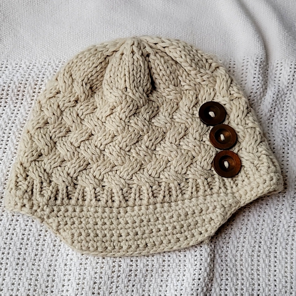 Winter knit hat